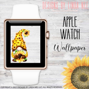 Apple Watch Wallpaper Apple Watch Face Sunflower Wallpaper | Etsy México