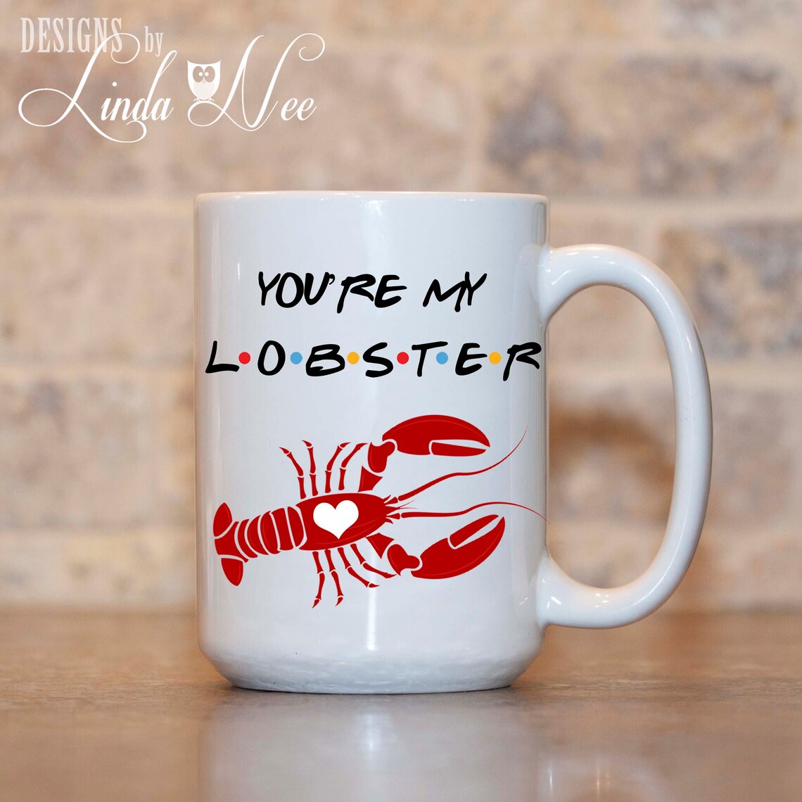 You're My Lobster Greeting Card Friends TV Show Quote | Etsy