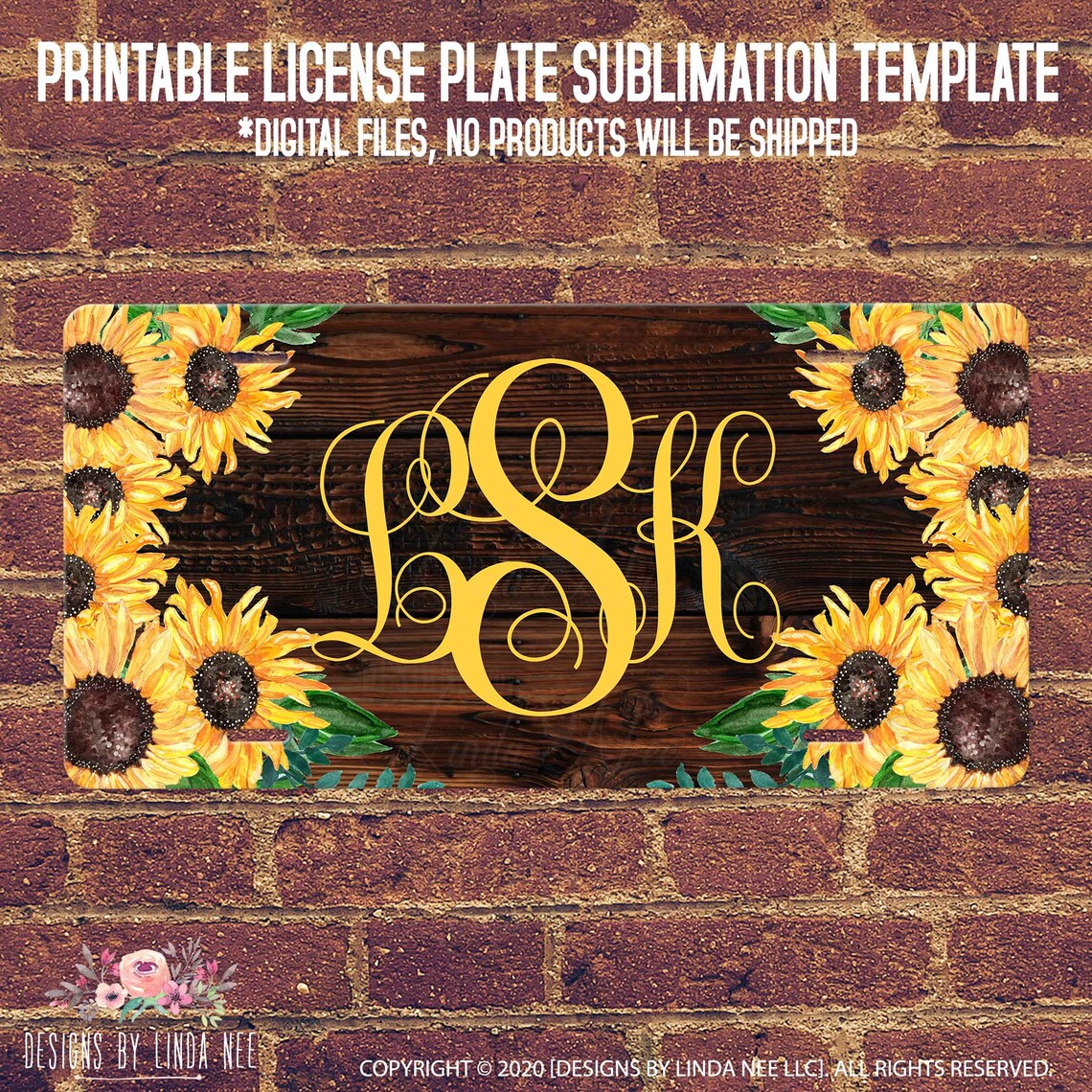 Download Sunflower License Plate Sublimation Template Rustic Wood Car | Etsy Sunflower License Plate Sublimation Template Rustic Wood Car | Etsy
