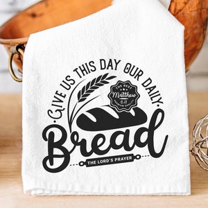Christian Tea Towel, Bible Verse Kitchen Towel, Inspirational Home Decor, Religious Tea Towel, Christian Dish Towel, Housewarming Gift