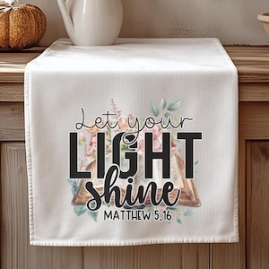 Tea Towel, Christian Kitchen Towel, Bible Verse Kitchen Decor, Cotton Twill Housewarming Gift, Hostess Gift, Kitchen Accessories