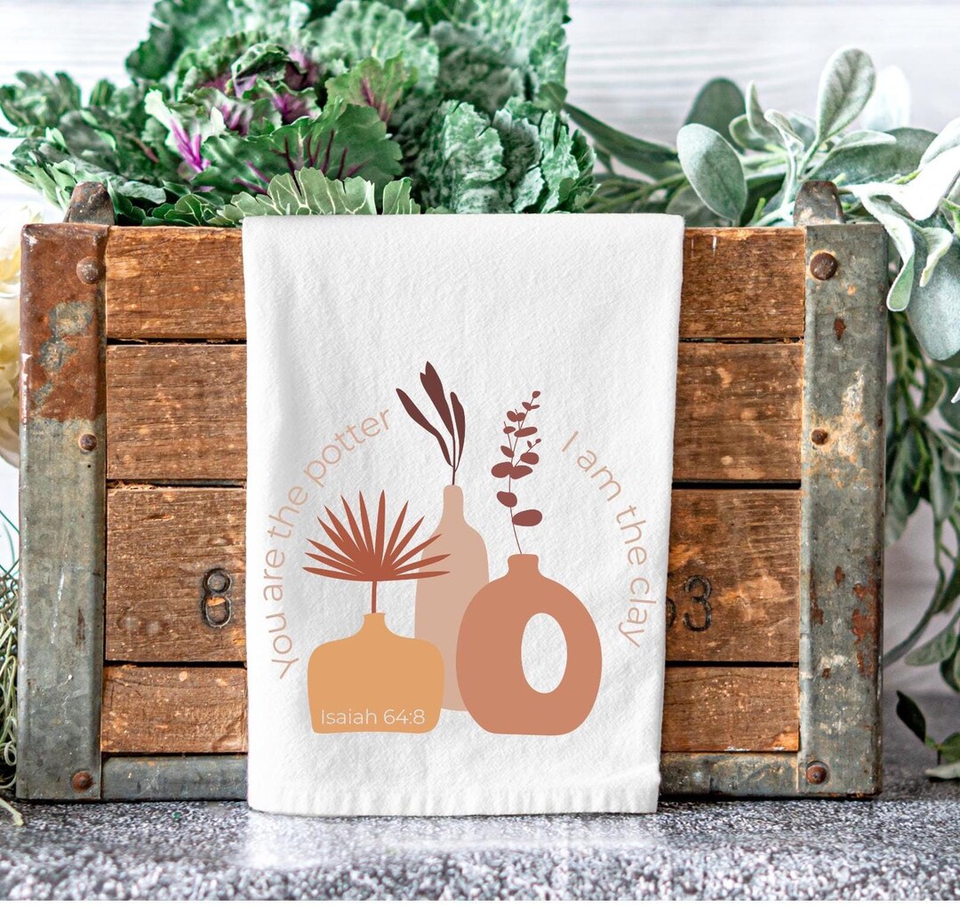 Tea Towel, Bible Verse Kitchen Towel, Religious Dish Cloth ...