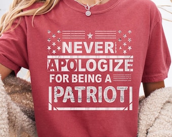 American Pride Comfort Colors T-Shirt: Patriotic 4th of July Tee