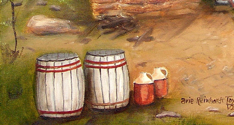 Moonshine Folk Art Prints North Carolina Liquor Still, Full Moon Night Paintings Arie Taylor, Country Art, Wall Art, Home Decor image 7