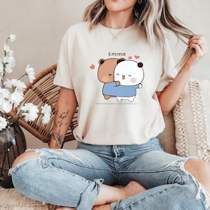 Personalized Bubu and Dudu Couple Shirt – Cute Matching Love T-Shirt for Him and Her