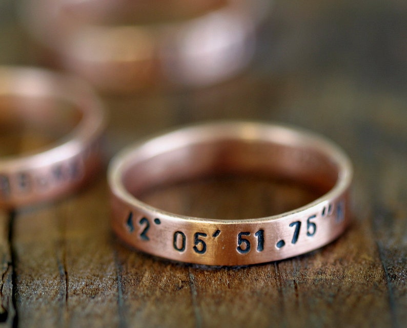 Custom ring copper band (E0187) 