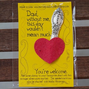 Amore papà Wildflower seme carta Kit (E0563)