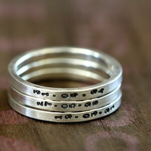 Personalized rings E0296 image 2