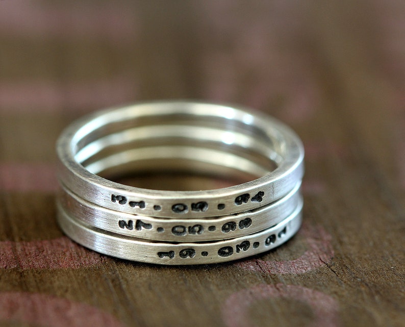 Personalized rings E0296 image 2