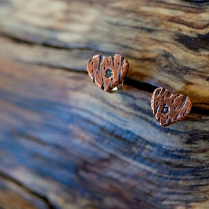 Personalized Copper Tree Earring (E0399)