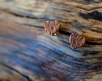 Personalized Copper Tree Earring (E0399)