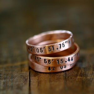 Custom ring copper band E0187 image 3