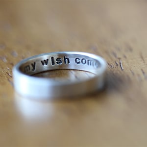 Sterling Secret Message Ring Sterling Silver (E0335)