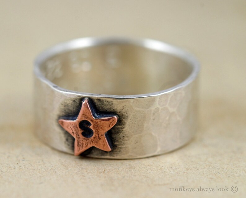 Personalized Star Ring E0241 image 5