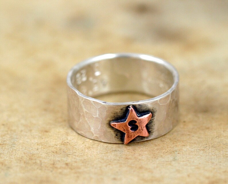 Personalized Star Ring E0241 image 3