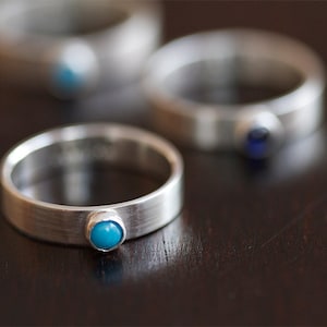 Personalized Birthstone Ring E0347 image 1