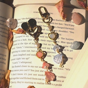 Flower and Fruit Keychain - Gold and Silver