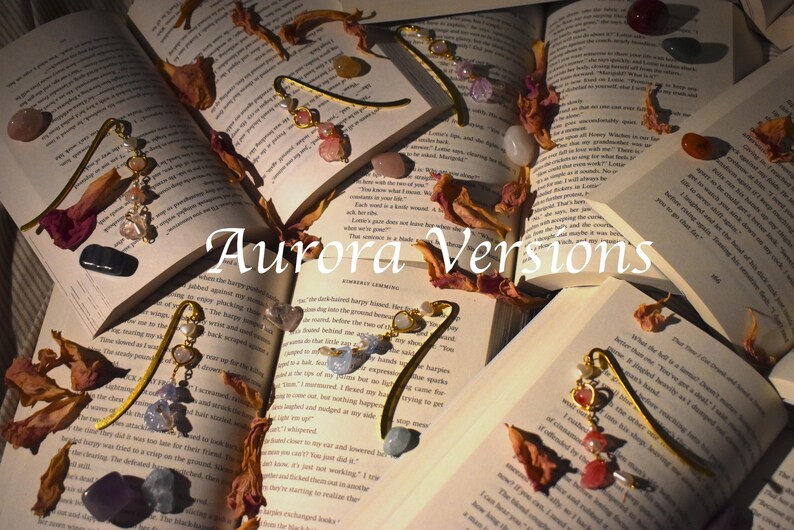 Bloomarks - Basic and Aurora versions (flower bookmarks) image 5