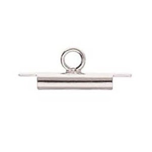 May include: Silver-toned metal bead cap with a loop at the top. The cap is designed to be used as a bead end or to create a loop for hanging.