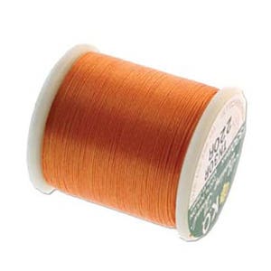 K.O. Beading Thread, Rich Red Japanese Beading Thread 43328 55 Yd