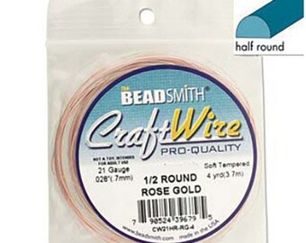 Sterling Silver Wire 21/ gauge Round Half hard Qty = 5/ metri