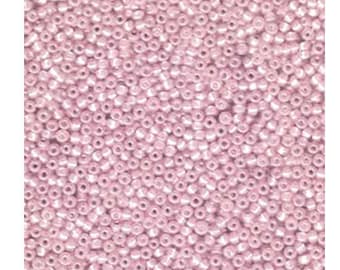 Miyuki Seed Beads Silver Lined Alabaster Pink 11-643 24g 11/0 Japanese Seed Bead, Light Pink Seed Beads, Glass SeedBeads