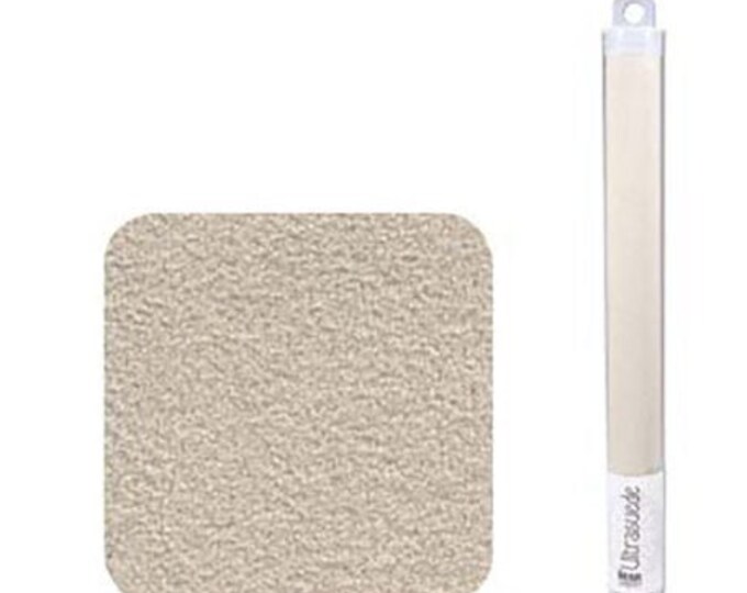 Ultrasuede Beading Foundation or Backing 43889 8.5in, Bone Ultra Suede