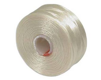 Size AA White Black Cream Gold S-lon Beading Thread Mixture 43770 4 bobbins