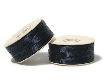 Black Nymo Size F Beading Thread #CDS018