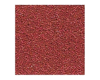 Glass Seed Beads Size 15 Seed Beads Miyuki Seed Beads 150 Opaque Peach Luster 15-596 8.2g Japanese Seed Beads Round Seed Beads