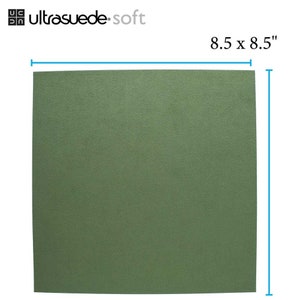 Ultrasuede ST Beading Foundation or Backing 45059 , Topiary Green,  8.5 Inches, Ultra Suede Cabochon Backing, Bead Backing, Microfiber