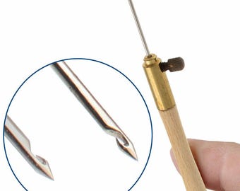 Tambour Needle Set 3 Needles and Handle, 55217 Beadsmith Tambour Beading Needle, Tambour Embroidery Needle, Tambour Needle, Hook Needle