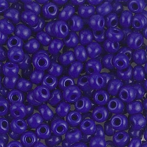 6-414, Miyuki 20g Opaque Cobalt 6-414, Miyuki 20g Opaque Cobalt