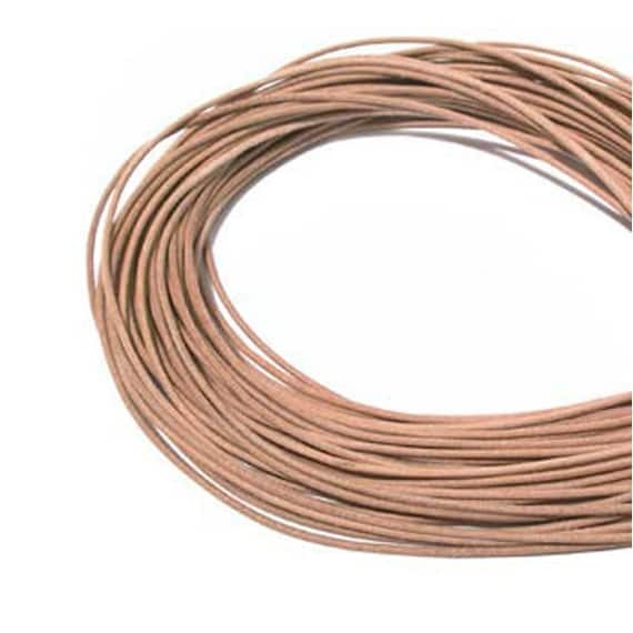 1.5mm Natural Greek Leather Cord 42733 (5 meters), Jewelry Cording,  Necklace Cord, Bracelet Cord, 1.5mm Cording, 1.5mm Leather Cording