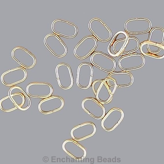 30Pcs 4/6/8mm 14K Gold Filled Gold Jump Ring Jump Rings for Jewelry Making  Gold Open Jump Rings Bulk for DIY Craft Earring Necklace Bracelet