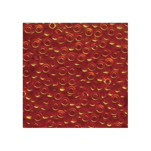Miyuki Seed Beads 6/0 Transparent Orange 6-138 20g in Tube, Glass Seed Beads, Size 6 Seed Beads, Japanese Seed Beads, Round Seed Bead