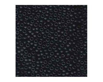 8-401F, Miyuki 22g Matte Black 8-401F, Miyuki 22g Matte Black