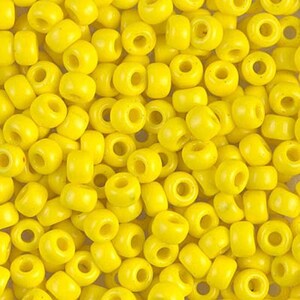 6-404, Miyuki 20g Opaque Yellow 6-404, Miyuki 20g Opaque Yellow