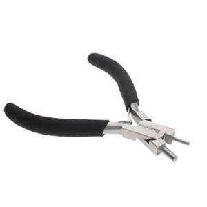 Memory Wire Ending Pliers 55252  2mm & 4mm Barrels Looping Pliers, Jewelry Pliers, Memory Wire Pliers, 4mm Barrel Pliers