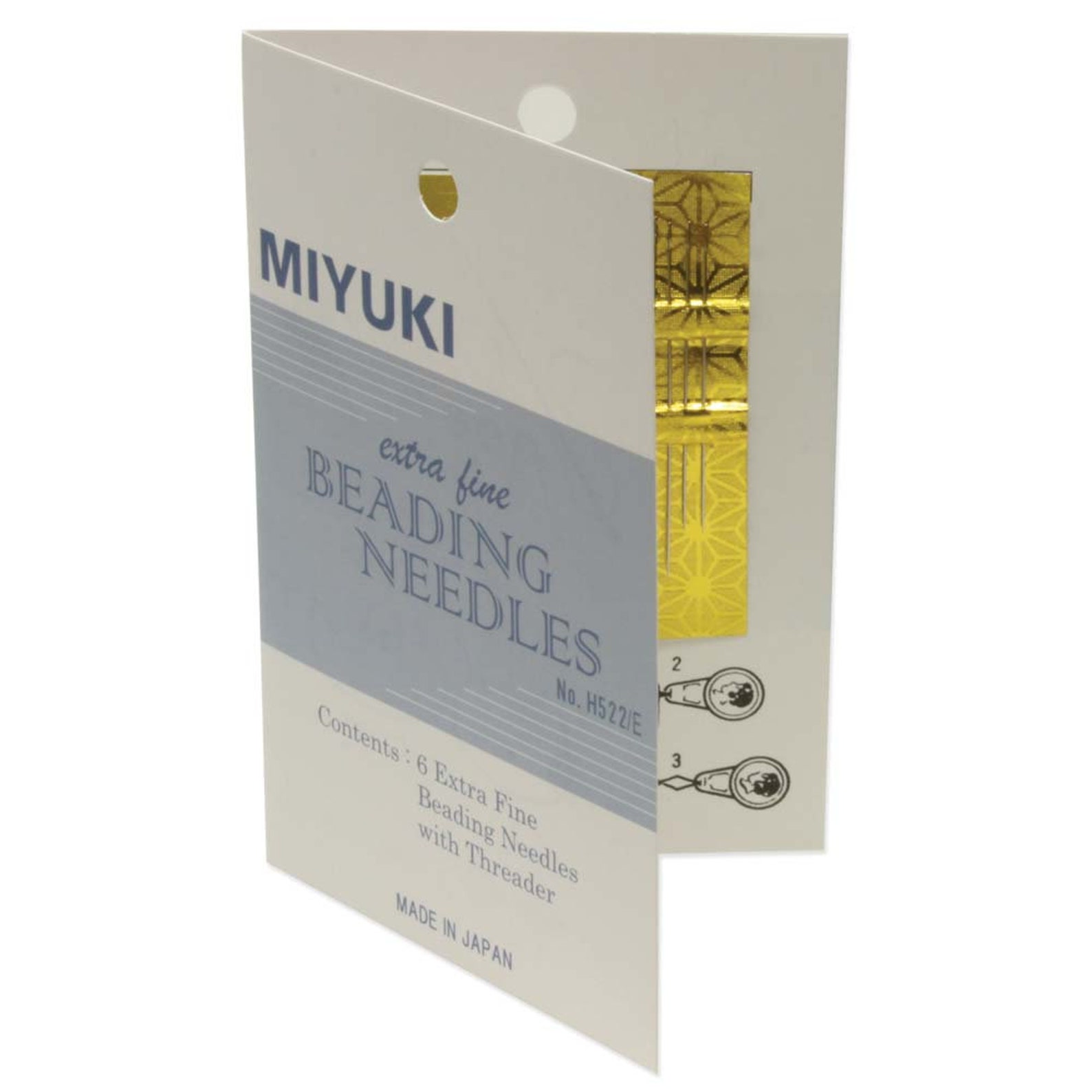 Miyuki Extra Fine Beading Needles With Threader 43367 Needle Etsy