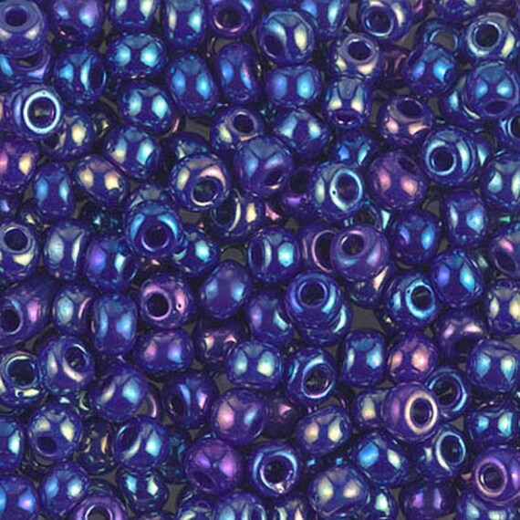 20 Grams Japanese Miyuki 6//0 Seed Bead-Black Opaque 4mm 6-401