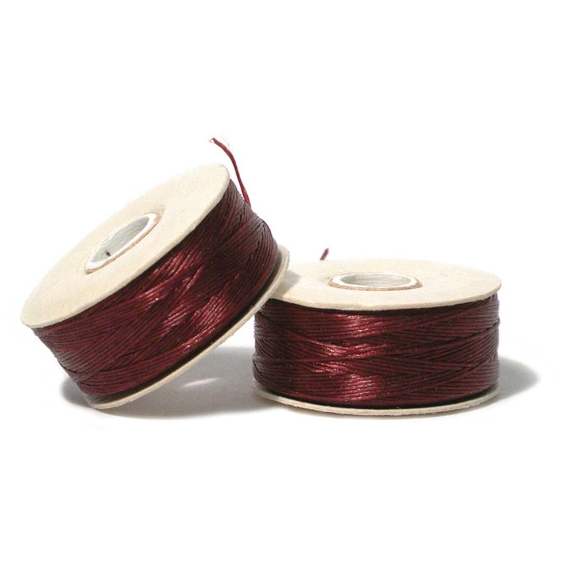 Nymo Beading Thread Size D Burgundy 43918 2 Bobbins Burgundy Etsy