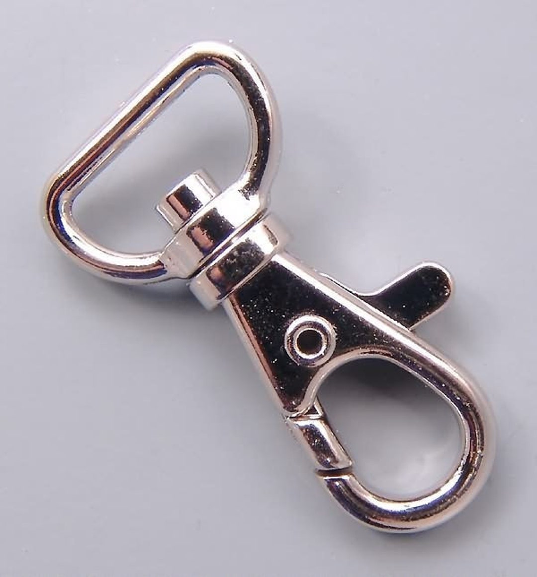 10 Keychains Snap Trigger Swivel Hook Clips Belt Clip Key
