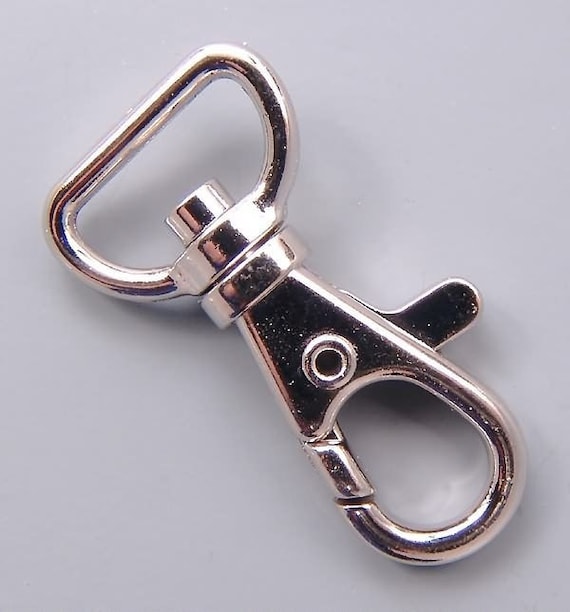 Swivel Clips for Lanyards or Key Chains Style A 24 Silver Color, Trigger  Clip, Swivel Purse Clip, Swivel Belt Clip, Swivel Lanyard 