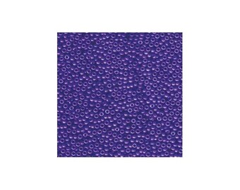 Miyuki Seed Beads 8/0 Opaque Purple 8-1477 22g Tube, Glass Seed Beads Size 8