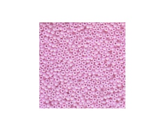 Miyuki Seed Beads 11/0 Opaque Pink 11-415 24g Tube Glass Size 11