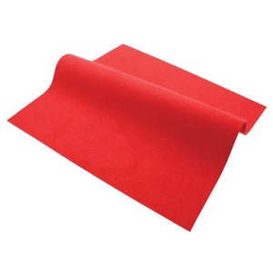 Ultrasuede ST Beading Foundation or Backing 45051 , Scoundrel Red, 8.5 Inch, Ultra Suede Cabochon Backing, Bead Backing, Microfiber Fabric