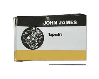 John James English Tapestry Needles 43368 , Size 28 Tapestry Needles, Blunt Needles, Bulk Pack Beading Needle, John James Needle L3904