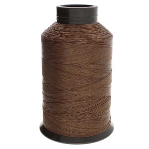 Nymo Beading Thread Cone Size D Brown 45099 (3oz Cone, 1584yd)  Brown Nymo Cone, Size D Nymo Thread, Brown Nylon Beading Thread