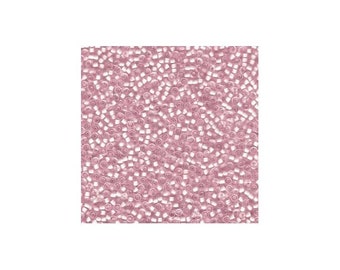 Miyuki Seed Beads 11/0 Semi-Matte Pale Pink Lined Crystal 11-1923 24g Pink Seed Beads Size 11 Seed Beads, Japanese Seed Beads Rocaille Beads